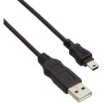  Elecom USB кабель [miniB] USB2.0 (USB A мужской to miniB мужской ) RoHS палец . основа 0.5m черный USB-