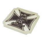 Rat Fink Raver tray iron cross 