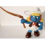  Smurf .tokau девушка SMURFEET (C)Peyo Schleich производства Vintage импортные товары PVC производства коллекция подарок 