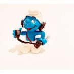スマーフSMURFS 実況中継アナウンサースマーフ　フィギュア SMURFS Schelich社製 Peyo　スマーフPVC
