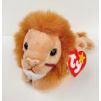 ライオンぬいぐるみ　Ty ビーニーズベイビーズ　Roary　誕生日　1996/2/20生まれ　ギフトぬいぐるみ　インテリア雑貨　コレクション