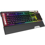 MARVO KG965G RGB Mechanical Gaming Keyboard  119 Keys Including 10 Macro Keys  Media Control  with Wrist Rest  Blue Switch　並行輸入品