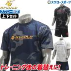 ショッピングウエア ＼12(日)最大ポイント16倍／ 50％OFF 野球 ハイゴールド スワロー限定 オーダー ウエア Tシャツ 半袖 ハーフパンツ 上下セット HIG-002SW トレーニング 練習 ウ