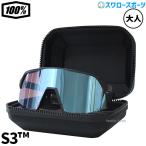 野球 サングラス 100％ ワンハンドレッド アクセサリー S3 ハイパーレンズ ブルー ブラック Matte Black-HiPER Blue Multilayer M-Lens 60005-00007