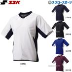 野球 SSK エスエスケイ ウエア ウェア アウター 半袖 V首 ボンディング ジャケット BWP2004H