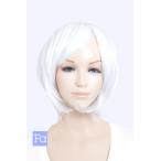  парик Short Bob белый [ чисто-белый ][ парик сеть есть ] костюмированная игра Bob парик жаростойкий Halloween супер-скидка дешевый Event (bo-bo1001)