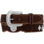 トニーラマ （TONY LAMA） ウエスタンベルト STILLWATER CREEK BELT C42464 TAN