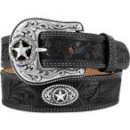 トニーラマ （TONY LAMA） ウエスタンベルト 5 STAR RANCH BELT C12423 BLACK
