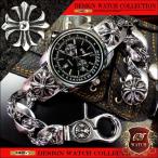 ブレスレット 腕時計 メンズ 時計 ブレス ウォッチ ブランド おしゃれ 男性用 クロス 十字架 シルバー cr 黒 ブラック クロノグラフ デザイン ct121