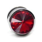 fp51 круглый 10mm красный 1 шт продажа из нержавеющей стали new поддельный серьги серьги похоже серьги дыра нет OK серьги серебряный sv модный 