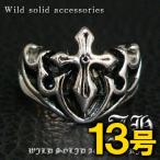 Yahoo! Yahoo!ショッピング(ヤフー ショッピング)R36 13号 トライバルクロス攻撃力120％ 高品質シルバーRG加工リング 指輪 おしゃれ