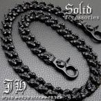 Yahoo! Yahoo!ショッピング(ヤフー ショッピング)超ヘビー級 スカル ウォレットチェーン マットブラック 骸骨 髑髏 ドクロ ファッション 黒 おしゃれ w113