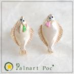 パルナートポック Palnart Poc カレイ・ヒラメ ピアス メール便可能商品 アクセサリー 魚 フィッシュ BroughSuperior ブラフシューペリア メール便送料無料