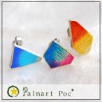 パルナートポック Palnart Poc フローライト ピアス美しいグラデーションを持つ鉱石フローライトをモチーフにしたアクセサリーピアス グラデーション