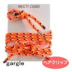 ガーグル ヘアゴム gargle シューレース マルチコード・オレンジ  紐 ヘアアクセサリー
