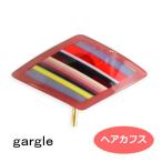 ガーグル ヘアーカフス gargle シマシマカフス レッド  h191sl-5g ストライプ ヘアゴム アクセサリー