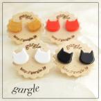 Yahoo! Yahoo!ショッピング(ヤフー ショッピング)gargle ガーグル acrylics cat2 猫 ピアス ねこ 猫 ネコ 黒猫 白猫 アクリル シルエット お顔 大きめ かわいい 赤 ゴールド 動物 アニマル アクセサリー