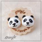 Yahoo! Yahoo!ショッピング(ヤフー ショッピング)gargle/ガーグル chao panda ピアス チャーミングなパンダのお顔ピアス メール便可能 ぱんだ 動物 アニマル かわいい 顔 アクセサリー