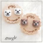 Yahoo! Yahoo!ショッピング(ヤフー ショッピング)gargle ガーグル ピアス クマさん メール便可能 くま しろくま 白くま ベアー 茶色 顔 かわいい 動物