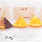 Yahoo! Yahoo!ショッピング(ヤフー ショッピング)gargle ガーグル ピアス オランジェット メール便可能 オレンジ 輪切り フルーツ かわいい 大きい