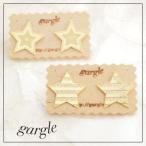 Yahoo! Yahoo!ショッピング(ヤフー ショッピング)gargle ガーグル twinkle star ピアス 月 星 キラキラ 大きい 大きめ スター ゴールド かわいい しましま ボーダー