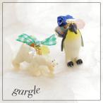 Yahoo! Yahoo!ショッピング(ヤフー ショッピング)gargle/ガーグル ice animal parade ピアス白クマとペンギンのアクセサリーメール便可能動物 アニマル 熊 ぺんぎん リボン
