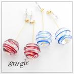 Yahoo! Yahoo!ショッピング(ヤフー ショッピング)gargle/ガーグル ヨーヨーガラス ピアス  浴衣 和装 ゆかた 和風 玉 お祭り アクセサリー かわいい おもしろい 夏 花火大会 丸 ガラス