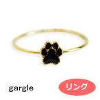 Yahoo! Yahoo!ショッピング(ヤフー ショッピング)ガーグル リング gargle  にくきゅー 肉球 【ブラック】r1812k-890g　 ネコ アクセサリー