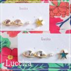 Yahoo! Yahoo!ショッピング(ヤフー ショッピング)ルチカ Luccica Petit Planet プチプラネット惑星、星、プチパールのセットピアスメール便可能 スター アクセサリー アクセサリー ラッピング無料