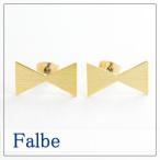 Yahoo! Yahoo!ショッピング(ヤフー ショッピング)Farbe ファルベ ルチカ Luccica / plate ribbon ピアス りぼん リボン プレート マット ゴールド 大きい メタル 人気 かわいい 大人 プレゼント Ｐ20