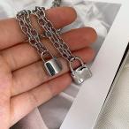 Yahoo! Yahoo!ショッピング(ヤフー ショッピング)南京錠モチーフ チェーン ネックレス