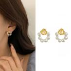 Yahoo! Yahoo!ショッピング(ヤフー ショッピング)パール フラワー レディース ピアス