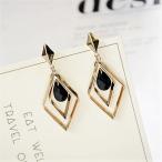 Yahoo! Yahoo!ショッピング(ヤフー ショッピング)スクエア ゴールド ピアス