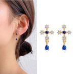 Yahoo! Yahoo!ショッピング(ヤフー ショッピング)クロス ゴールド レディース ピアス