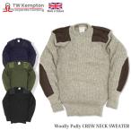 KEMPTON(ケンプトン) Woolly Pully クルーネックセーター エポレット付き