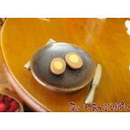 クリックポスト可 ミニチュア　煮玉子　ハーフカット　2個セット　VREGG1　ドールハウス用