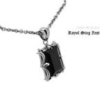 Yahoo! Yahoo!ショッピング(ヤフー ショッピング)ネックレス メンズ ロイヤルスタッグゼスト Royal Stag Zest オニキス シルバー ファッション アクセサリー ペンダント SN25-006
