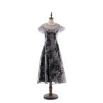  принт бур nji платье OD-05 black производство на заказ 