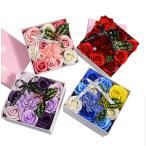 スーパー ソープフラワー バラ カーネーション ソープフラワーボックス 花材 花束 造花 ギフト プレゼント 枯れない花 ブーケ