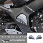 ホンダ CB650R 2019-2025 2024 フレームサイドカバー トリムカバー 装飾プロテクター 合金ステッカー アクセサリー