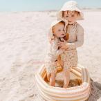 ベビー水着スクール水着3点セットセパレート赤ちゃん水着ラッシュガードKNK保育園幼稚園スイミングベビースイムウェアスイムキャップ付きおしゃれ可愛い水遊び