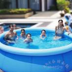 ビニールプール電動ポンプ付きKNK(株）家庭用プールで子供の水遊びに大型中型小型選べるジャンボファミリープール円形で簡単設置電動空気入れ