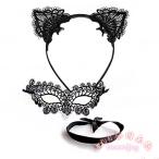  кошка уголок лента-ободок колокольчик имеется 3 позиций комплект гонки чёрный кошка KNK( АО ) короткое колье маска маска кошка лента-ободок костюмированная игра маскарадный костюм мелкие вещи party товары симпатичный 