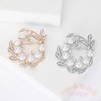 ブローチ 卒業式 パール おしゃれ KNK(株） ピンブローチ フォーマル 卒園式 母 ママ 服装 入学式 入園式 30代40代50代 結婚式 華やか