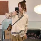  школьный жилет женщина форма лучший V шея осень-зима женский средняя школа средний .JK KNK( АО ) свитер способ красивый . накладывающийся надеты посещение школы студент для простой защищающий от холода ko-te симпатичный 