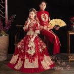  китайский одежда China традиция свадебное платье длинный рукав верх и низ 2 пункт KNK( АО ) свадьба ... новый . новый ... мужской женский китайский мода золотой цвет вышивка 