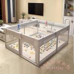 ベビーサークル 大型 メッシュ ハイタイプ 扉付き KNK(株) プレイヤード ベビーゲート フェンス 7サイズ 滑り止め 安心 安全 遊び場