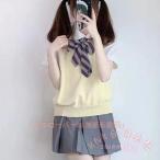  школьный жилет форма вязаный лучший одноцветный безрукавка KNK( АО ) ученик неполной средней школы ученик старшей школы JK форма женщина высота сырой V шея свитер посещение школы накладывающийся надеты стандартный 