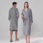 ナイトガウンレディースロング丈カップルペアルックトレーナー高級ホテルもこもこ部屋着KNK暖かい裏起毛プルオーバー寝間着リラックスウェア男女お揃いガウン