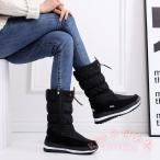  боты женский водонепроницаемый . скользить . снежные игры . безопасность KNK( АО ) обратная сторона ворсистый теплый мутон способ длинный длина снег обувь сапоги симпатичный модный зимний защищающий от холода 